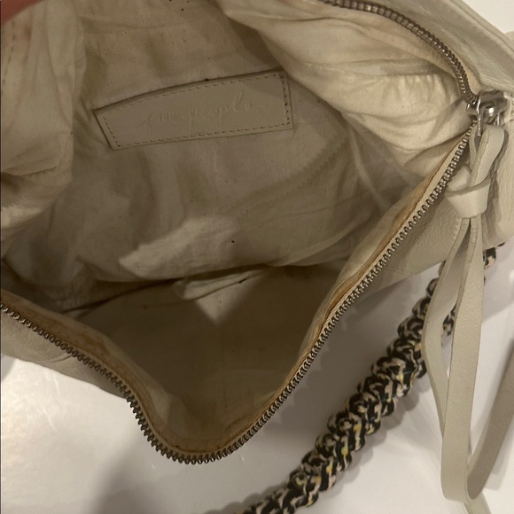 Free People Cream Crossbody Bag with Braided Strap - Picture 4 of 4